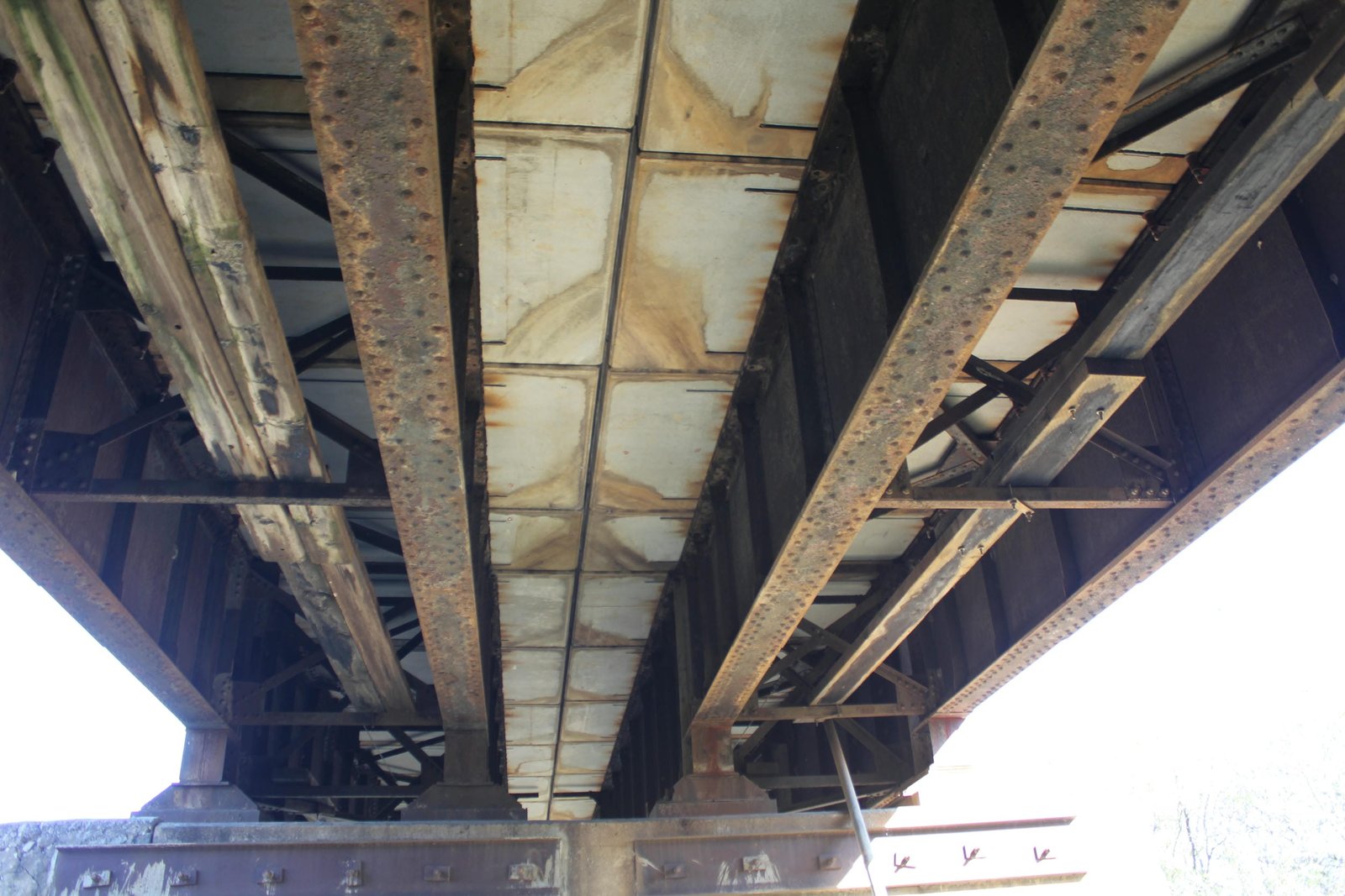 Under bridge